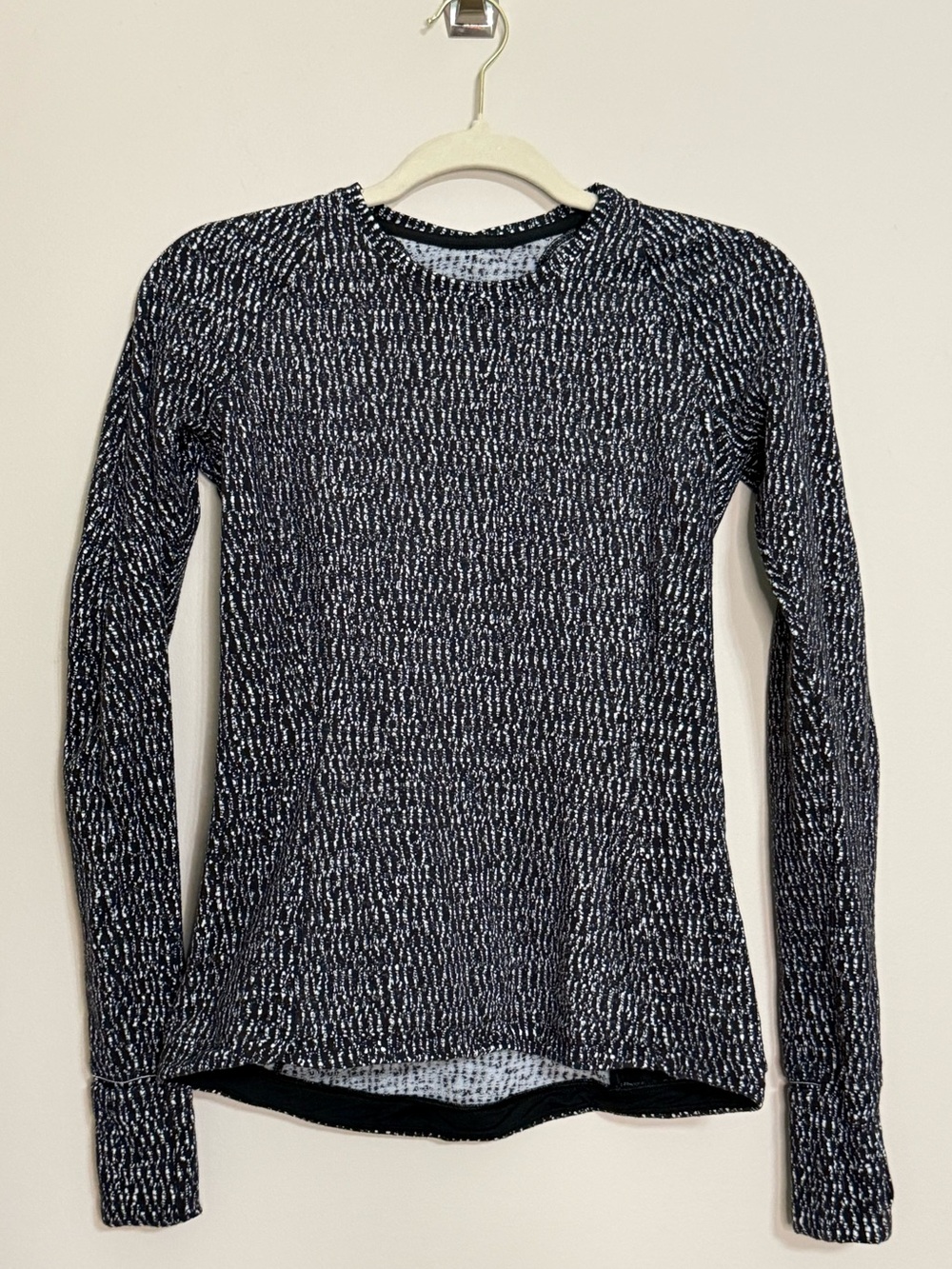 Lululemon Rush Hour Running Long Sleeve Top - Color: Luon Spray - Size: 6